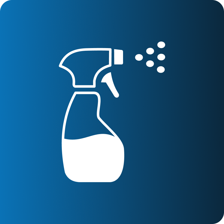 Spray Cleaning Icon for deep cleaning